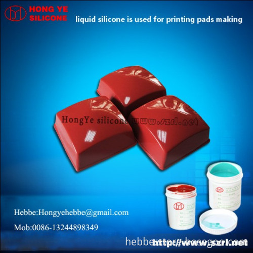 Pad printing silicone rubber